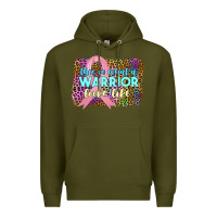 Army Green this i̇ss what a wwarrior looks like Premium Hoodie - JahusDesignShop
