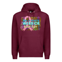 Burgundy this i̇ss what a wwarrior looks like Premium Hoodie - JahusDesignShop