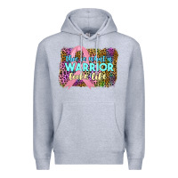 Heather Grey this i̇ss what a wwarrior looks like Premium Hoodie - JahusDesignShop
