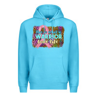 Ocean Blue this i̇ss what a wwarrior looks like Premium Hoodie - JahusDesignShop