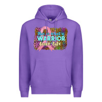 Purple this i̇ss what a wwarrior looks like Premium Hoodie - JahusDesignShop