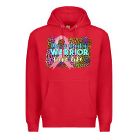 Red this i̇ss what a wwarrior looks like Premium Hoodie - JahusDesignShop
