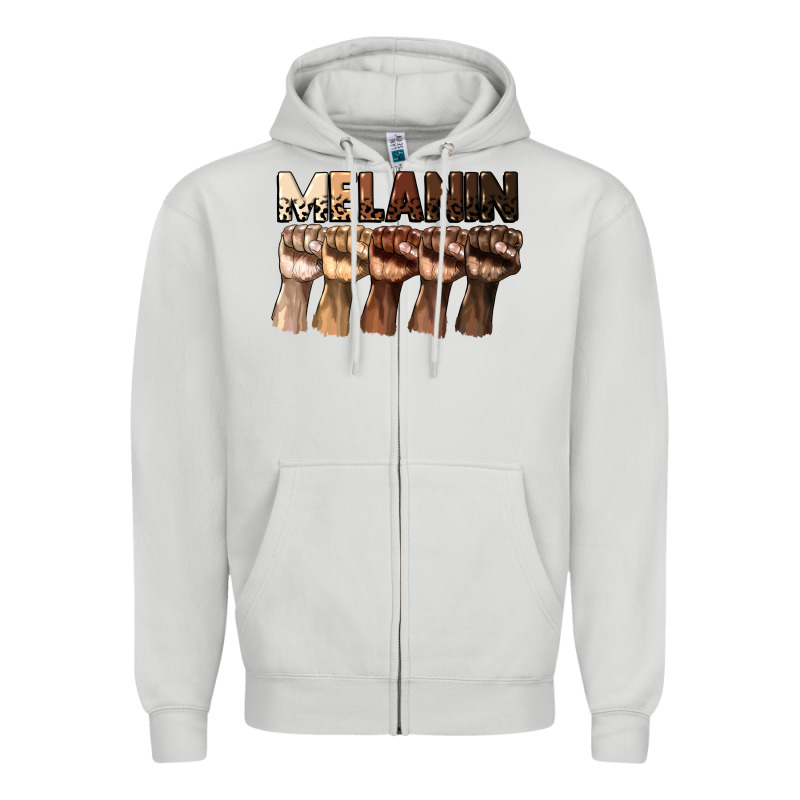 Melanin Juneteenth Zipper Hoodie by CowGirlArtShop | Teevron