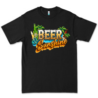 Black Beer and sunshine Premium Tee - NancyCooperArtShop