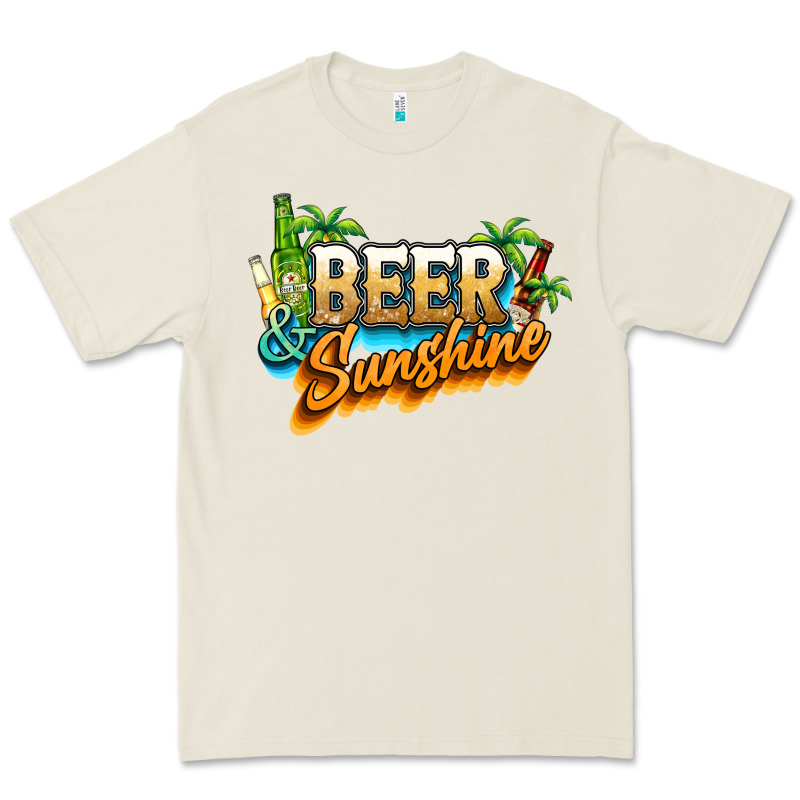 Beer And Sunshine Premium Tee by NancyCooperArtShop | Teevron