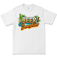 White Beer and sunshine Premium Tee - NancyCooperArtShop