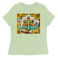 Matcha grateful cross Ladies Tee - BarkalooDesign