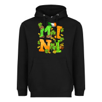 Black St. Patrick's Day mini Heavyweight Hoodie - OliviaCreatesArt