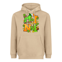 Mushroom St. Patrick's Day mini Heavyweight Hoodie - OliviaCreatesArt