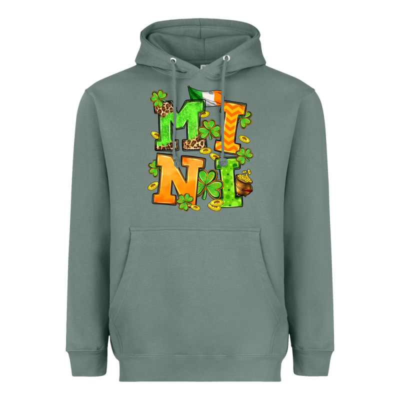 St. Patrick's Day Mini Heavyweight Hoodie by OliviaCreatesArt | Teevron