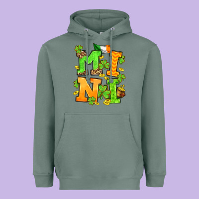 St. Patrick's Day Mini Heavyweight Hoodie Designed By Oliviacreatesart