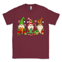 Burgundy christmas gnomes Classic Tee - MaliasSmallBusiness