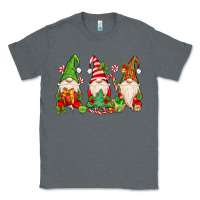 Charcoal Heather christmas gnomes Classic Tee - MaliasSmallBusiness