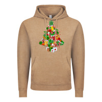 Vintage Coffee nurse christmas tree Vintage Hoodie - MaliasSmallBusiness