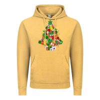 Vintage Mustard nurse christmas tree Vintage Hoodie - MaliasSmallBusiness