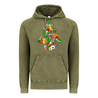 Nurse Christmas Tree Vintage Hoodie | Teevron