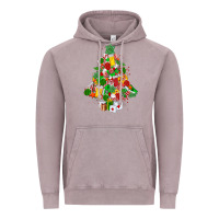 Vintage Zinc nurse christmas tree Vintage Hoodie - MaliasSmallBusiness