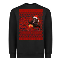 Black Merry Christmas Labrador Retriever Heavyweight Sweatshirt - Bettercallsaul