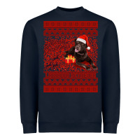 Navy Merry Christmas Labrador Retriever Heavyweight Sweatshirt - Bettercallsaul