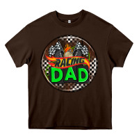 Chocolate Brown race coasters Heavy Core Tee - AdoDesignShop