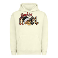 Rockin Noel Skull Urban Hoodie | Teevron