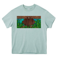 Arona western cactus leopard and turquoise custom nametext license plate Heavy Core Tee - Artiststas