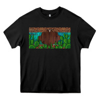 Black western cactus leopard and turquoise custom nametext license plate Heavy Core Tee - Artiststas