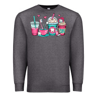Charcoal Heather dentist coffee cups Premium Sweatshirt - OliviaCreatesArt