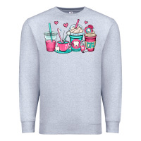 Heather Grey dentist coffee cups Premium Sweatshirt - OliviaCreatesArt