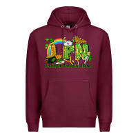 Burgundy LPN Licensed Practical Nurse St. Patrick's Day Premium Hoodie - CowGirlArtShop