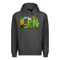 Charcoal Heather LPN Licensed Practical Nurse St. Patrick's Day Premium Hoodie - CowGirlArtShop