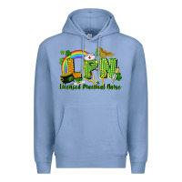 Colony Blue LPN Licensed Practical Nurse St. Patrick's Day Premium Hoodie - CowGirlArtShop