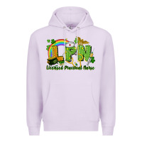 Lilac LPN Licensed Practical Nurse St. Patrick's Day Premium Hoodie - CowGirlArtShop