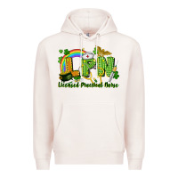 Pale Pink LPN Licensed Practical Nurse St. Patrick's Day Premium Hoodie - CowGirlArtShop
