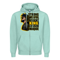 Seafoam strong powerful confident king blessed unique Zipper Hoodie - CowGirlArtShop