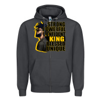 Smoke strong powerful confident king blessed unique Zipper Hoodie - CowGirlArtShop