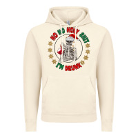 Vintage Artic ho ho holly shit skeleton santa Vintage Hoodie - MaliasSmallBusiness