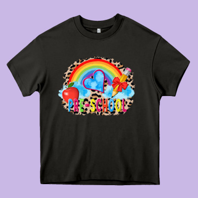 Back To School Pre School 3200x2400 Heavy Core Tee Designed By Adodesignshop