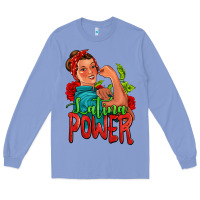 Colony Blue latina power strong woman Long Sleeve Tee - Jasminsmagicworld