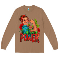 Toasted Coconut latina power strong woman Long Sleeve Tee - Jasminsmagicworld