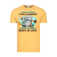 Vintage Mustard A Pinch Of Patience a Das Of Kindness Vintage Tee - MaliasSmallBusiness