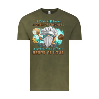 Vintage Olive A Pinch Of Patience a Das Of Kindness Vintage Tee - MaliasSmallBusiness
