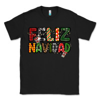 Black feliz navidad Classic Tee - MaliasSmallBusiness