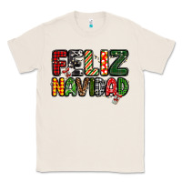 Natural feliz navidad Classic Tee - MaliasSmallBusiness