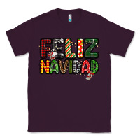 Plum feliz navidad Classic Tee - MaliasSmallBusiness