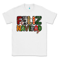 White feliz navidad Classic Tee - MaliasSmallBusiness