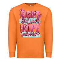 Carrot fight believe hope survive cancer awareness Premium Sweatshirt - FaDigitalArtStudio