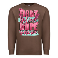 Chestnut fight believe hope survive cancer awareness Premium Sweatshirt - FaDigitalArtStudio