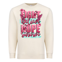 Sandshell fight believe hope survive cancer awareness Premium Sweatshirt - FaDigitalArtStudio