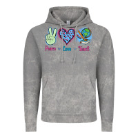 Cloud Rock Peace Love Teach Vintage Hoodie - Jasminsmagicworld